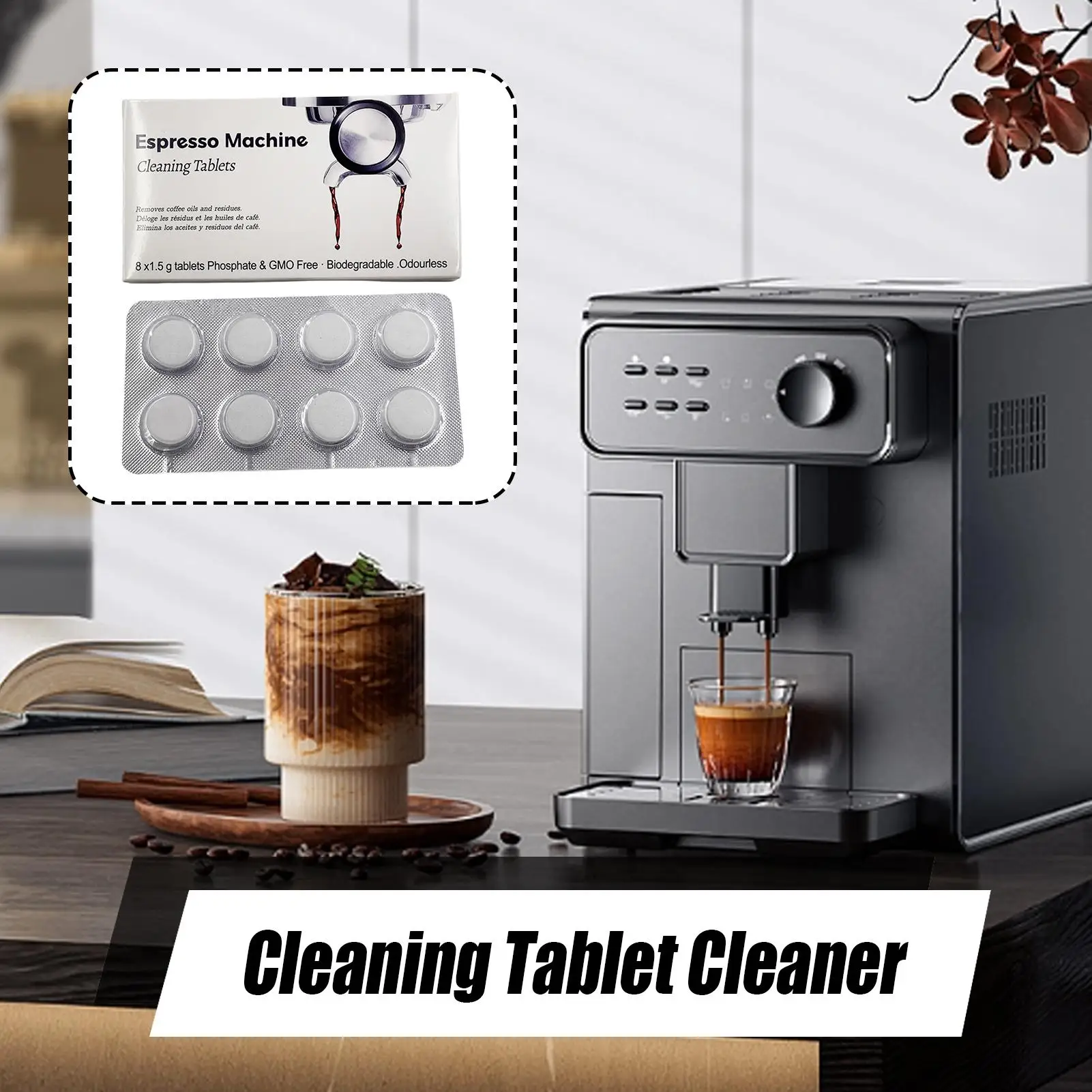 Backflush Tablet Cleaner - Comprimidos de limpeza para máquina de