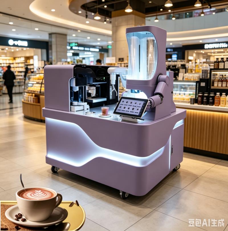 Máquina de Café Latte Robótica - Coffee Equipment For Cafe avaliação e preço