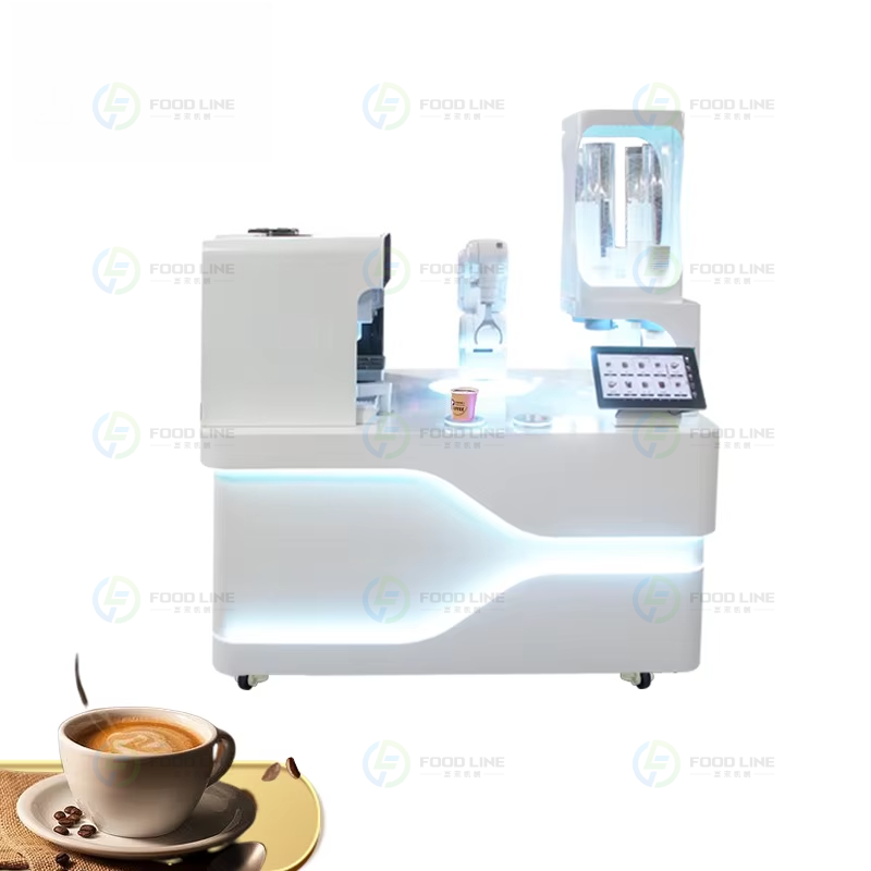 Máquina de Café Latte Robótica - Coffee Equipment For Cafe avaliação e preço