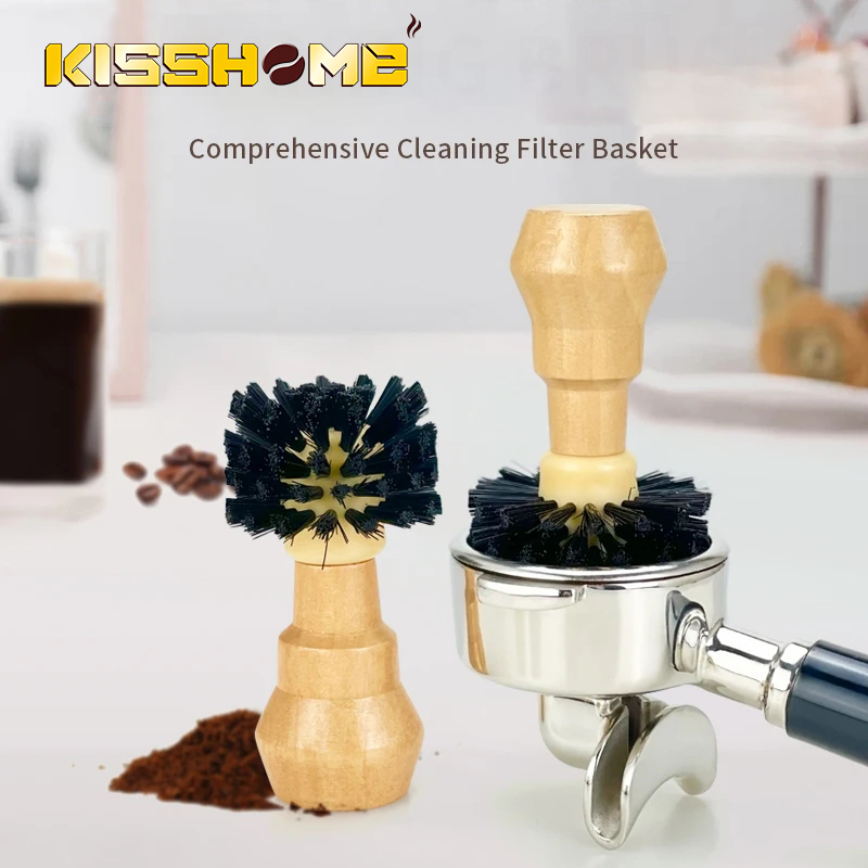 Madeira maciça Café Escova Cle - Coffee Equipment Cleaner avaliação e preço